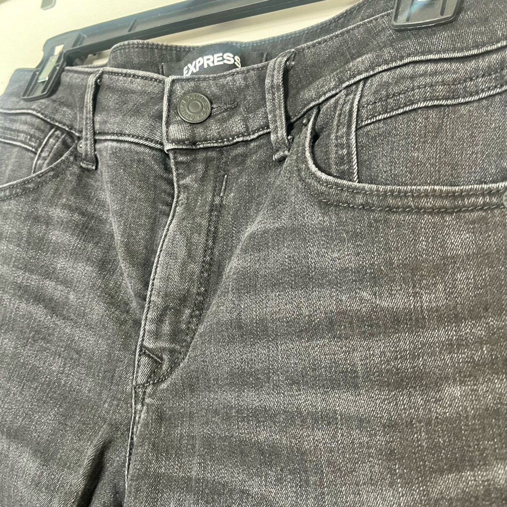 Mid Rise Denim Perfect Lift Black Washed Skinny Jeans